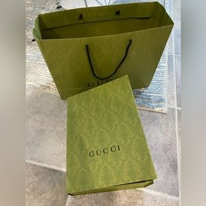 Authentic Gucci Box and Bag